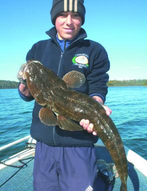 Quality flathead like this beaut Tuross fish caught by Jordan Seymour will become more plentiful over coming months.